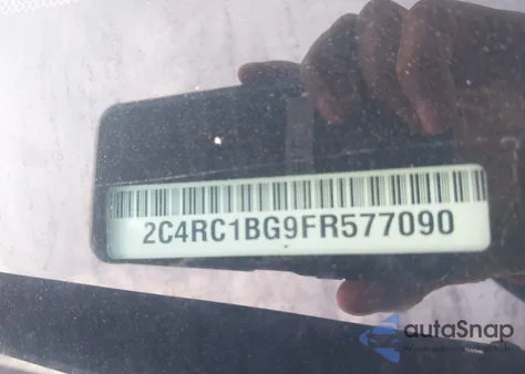 2015 Chrysler Town & Country Touring из США, поврежденный, VIN 2C4RC1BG9FR577090